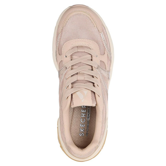 Skechers Metallic Duraleather Mesh Lace Up Fashion Sneaker Skechers Metallic Duraleather Mesh Lace Up Fashion Sneaker